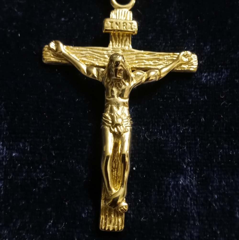 Stainless steel cross necklace